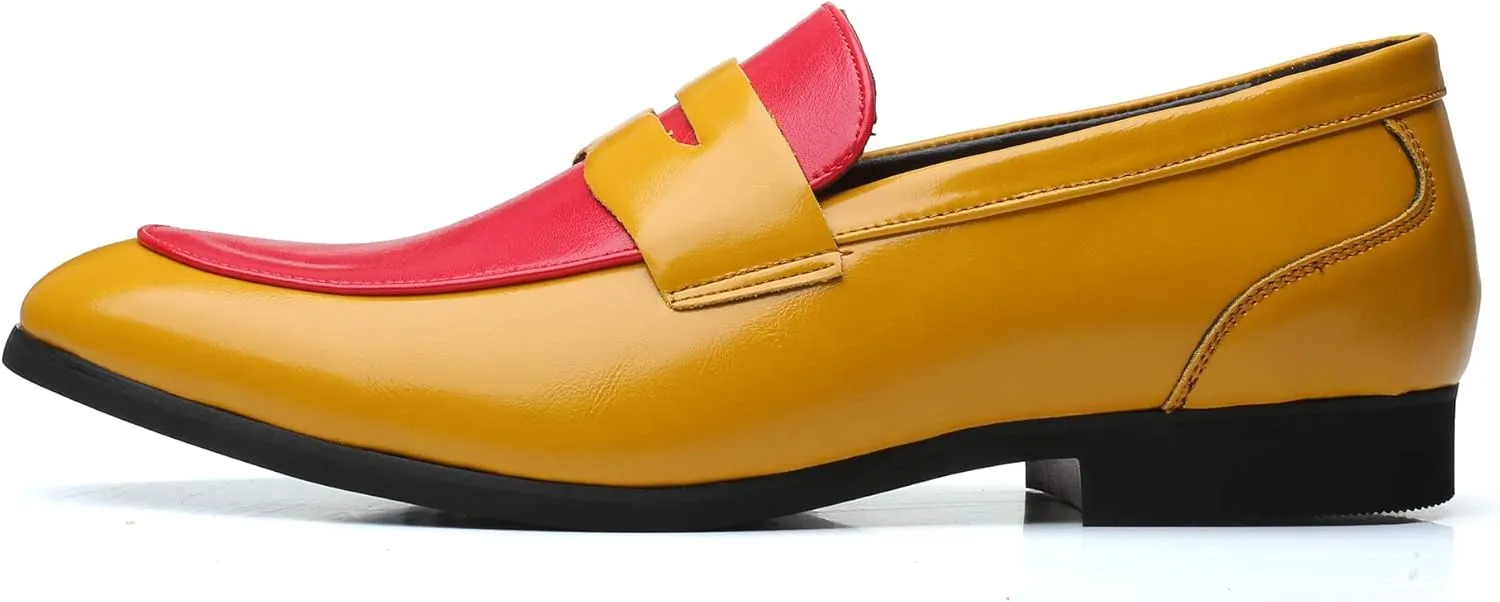 Mens Penny Loafers Stylish Casual Driving Slip on Dress Shoes Moccasins