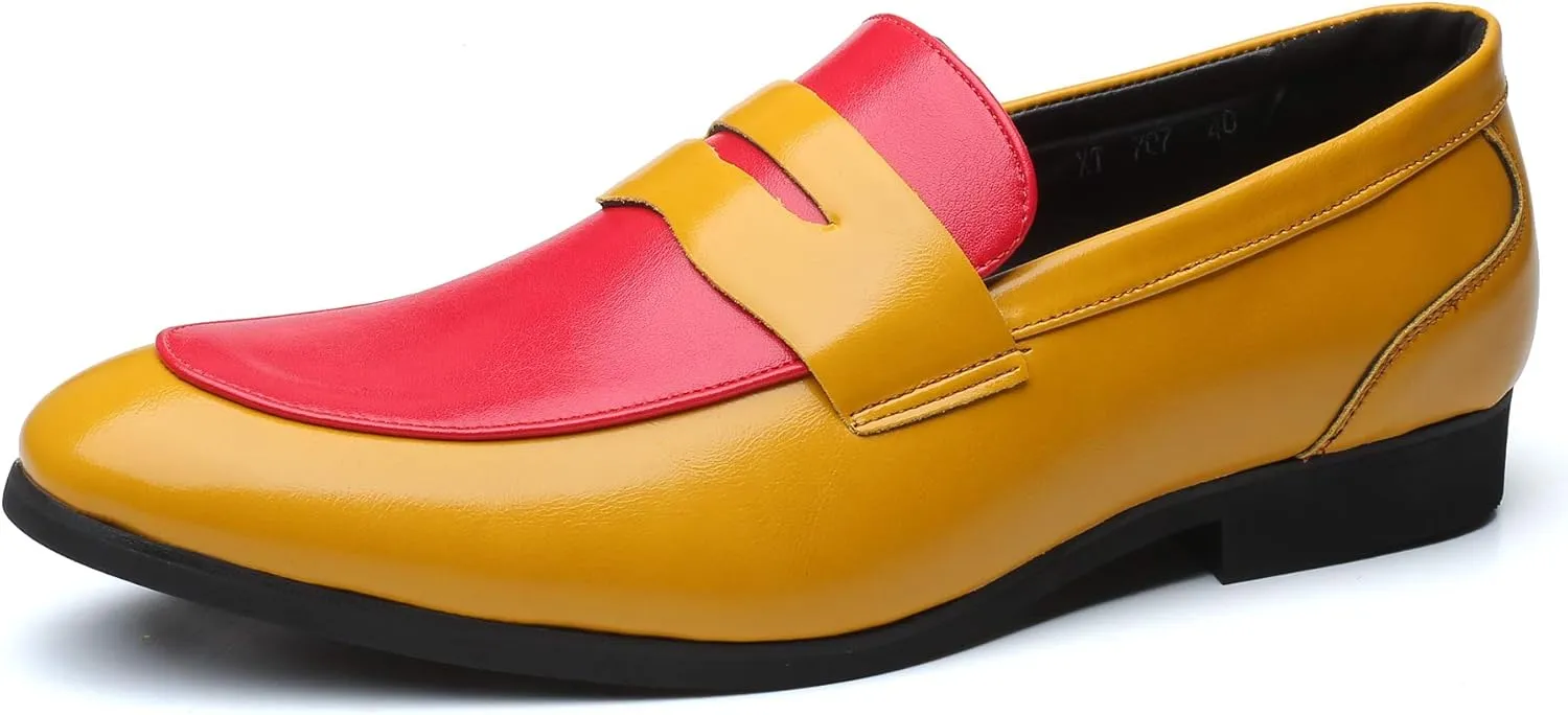 Mens Penny Loafers Stylish Casual Driving Slip on Dress Shoes Moccasins