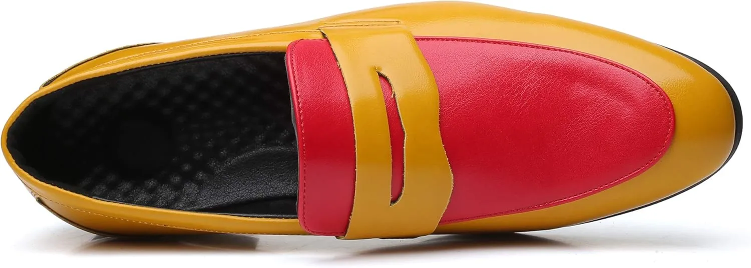 Mens Penny Loafers Stylish Casual Driving Slip on Dress Shoes Moccasins