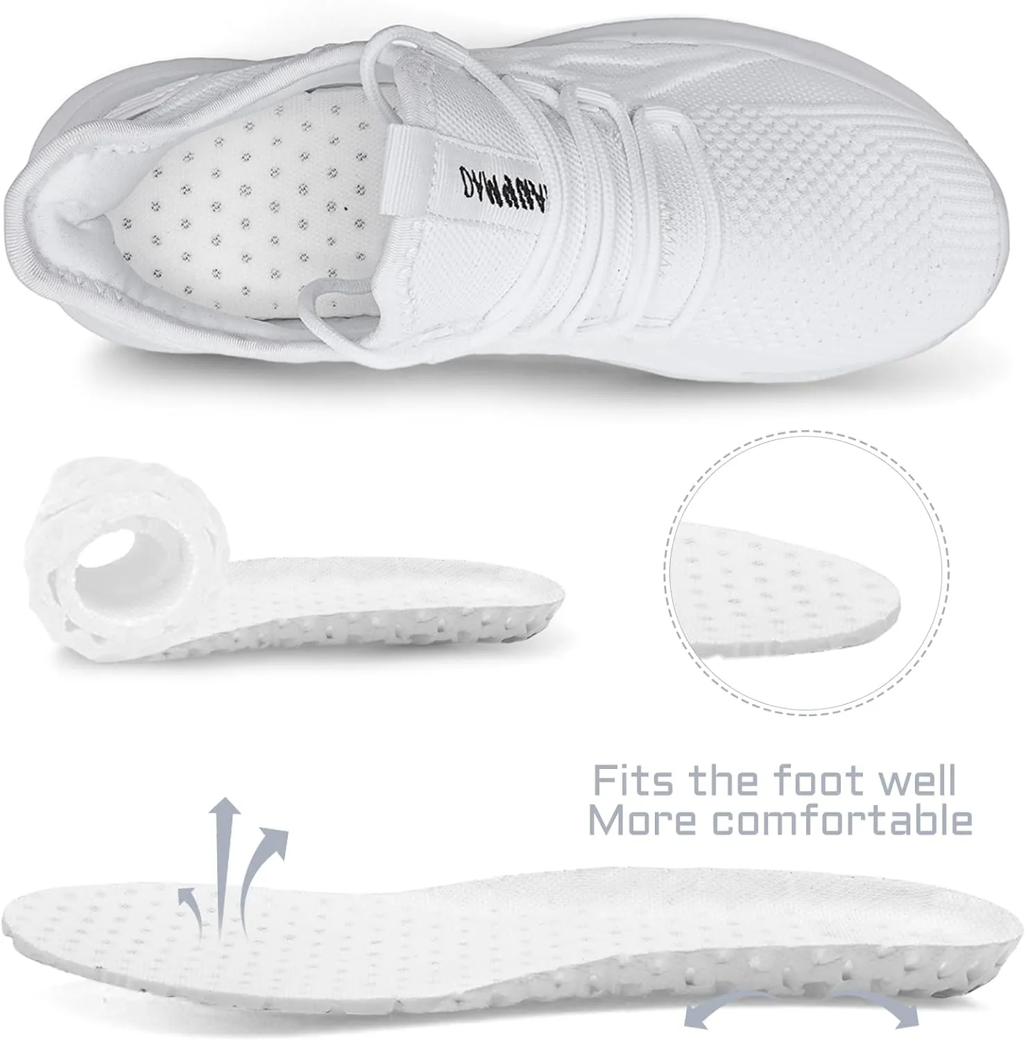 Mens Running Shoes Tennis Sneakers Walking Slip on Gym Workout Athletic Breathable Jogging Sport Casual Shoe