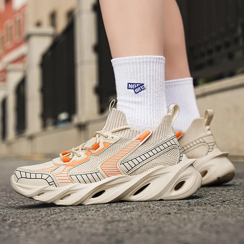 Men's Walking Shoes Fashion Sneakers Breathable Casual Running Non Slip Mesh Comfortable Outdoor Sport Shoe