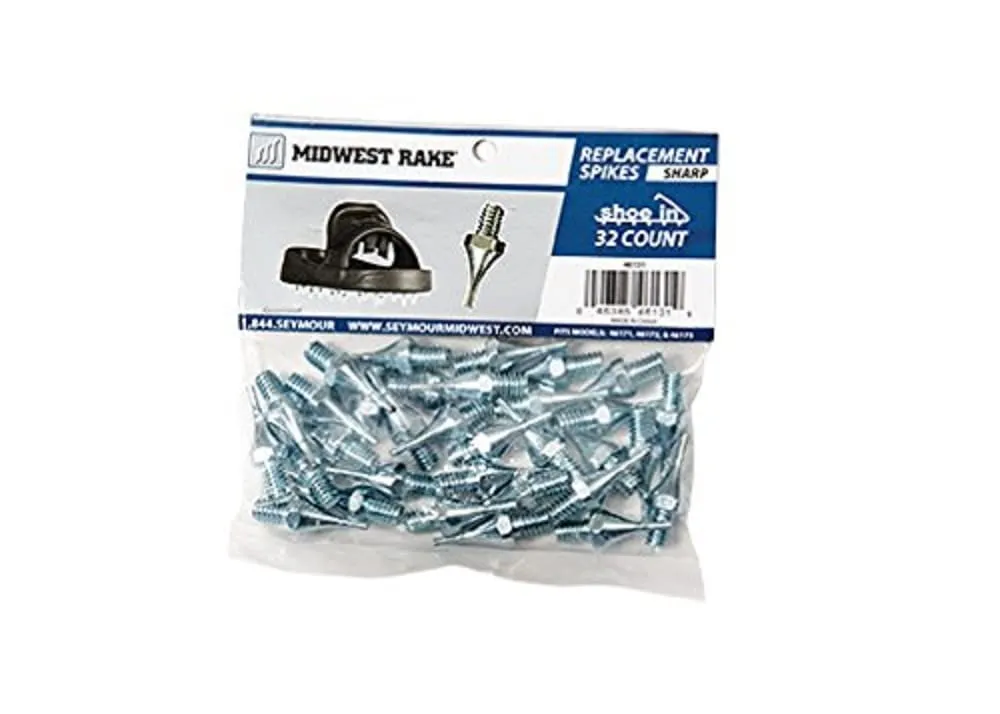 Midwest Rake Sharp Spiked Style Shoes for Resinous Coatings, with Replacement Spikes (Various Sizes: M -XL ), 3/4" Sharp