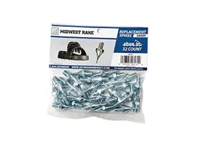 Midwest Rake Sharp Spiked Style Shoes for Resinous Coatings, with Replacement Spikes (Various Sizes: M -XL ), 3/4" Sharp