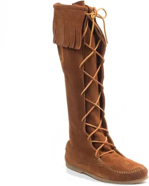 Minnetonka Men's Front Lace Knee High Boot