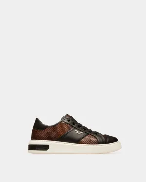 Myller Leather Sneakers In Black & Brown