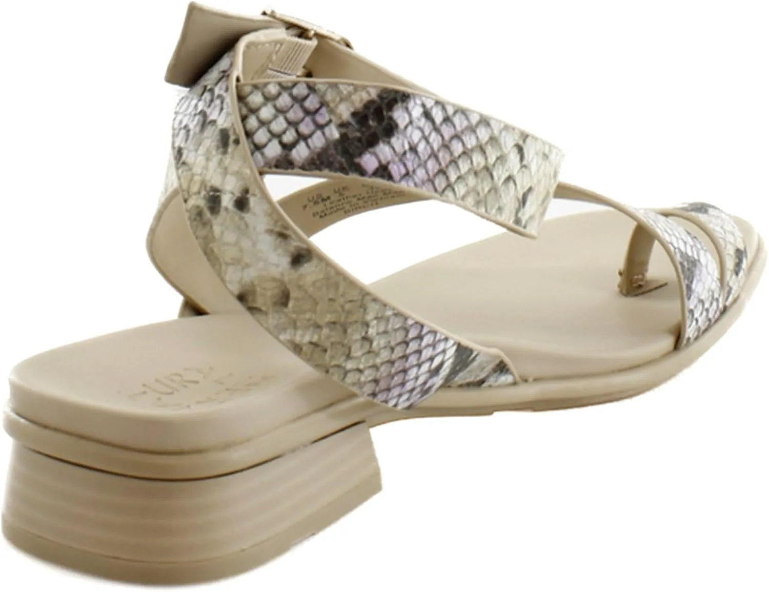 Naturalizer Womens Birch Strappy Flat Sandal