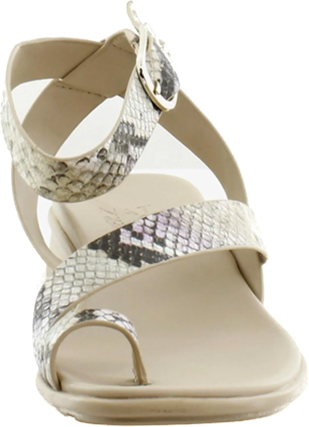 Naturalizer Womens Birch Strappy Flat Sandal