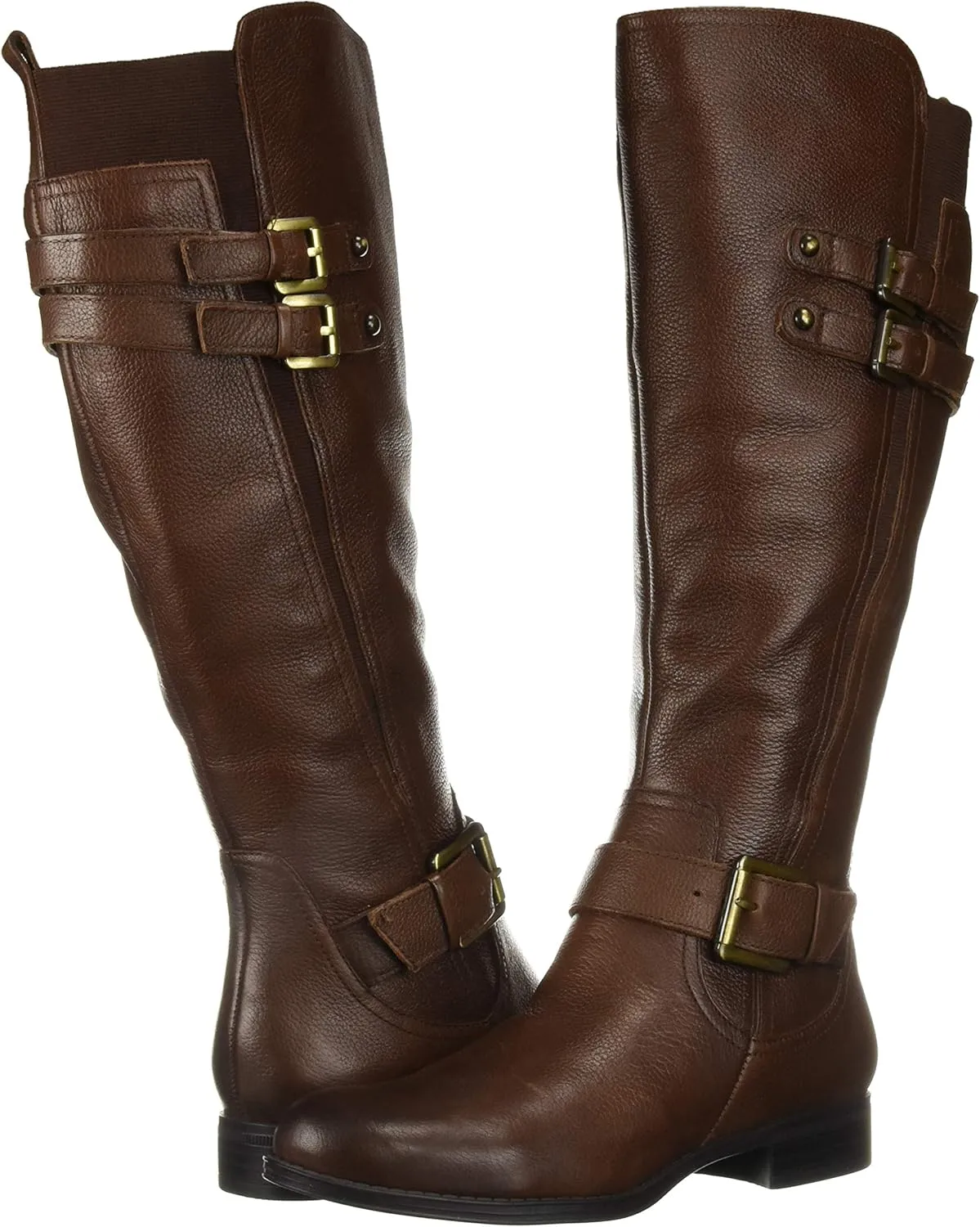 Naturalizer Women's Jessie Knee High Buckle Detail Riding Boot