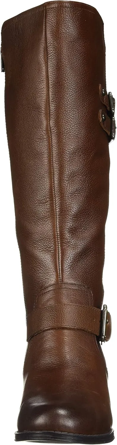 Naturalizer Women's Jessie Knee High Buckle Detail Riding Boot