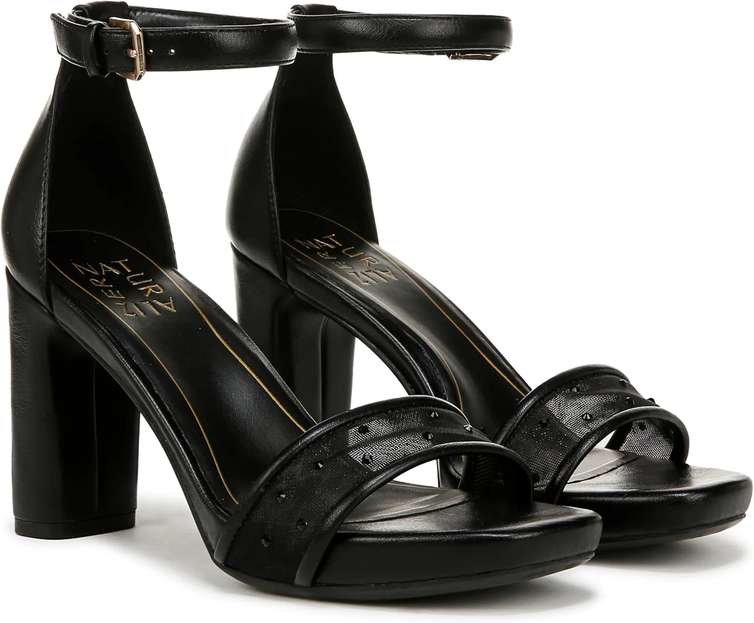 Naturalizer Women's Joy Ankle Strap Heeled Dress Sandal