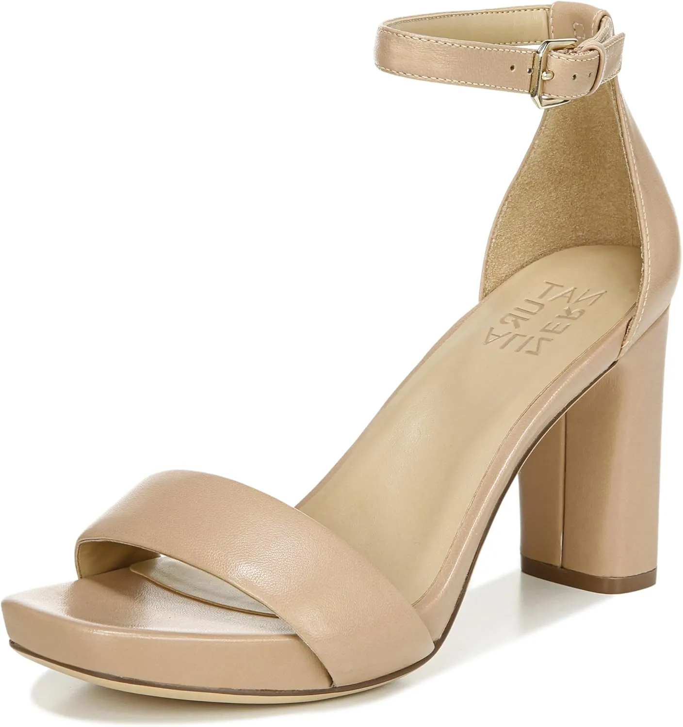 Naturalizer Women's Joy Ankle Strap Heeled Dress Sandal