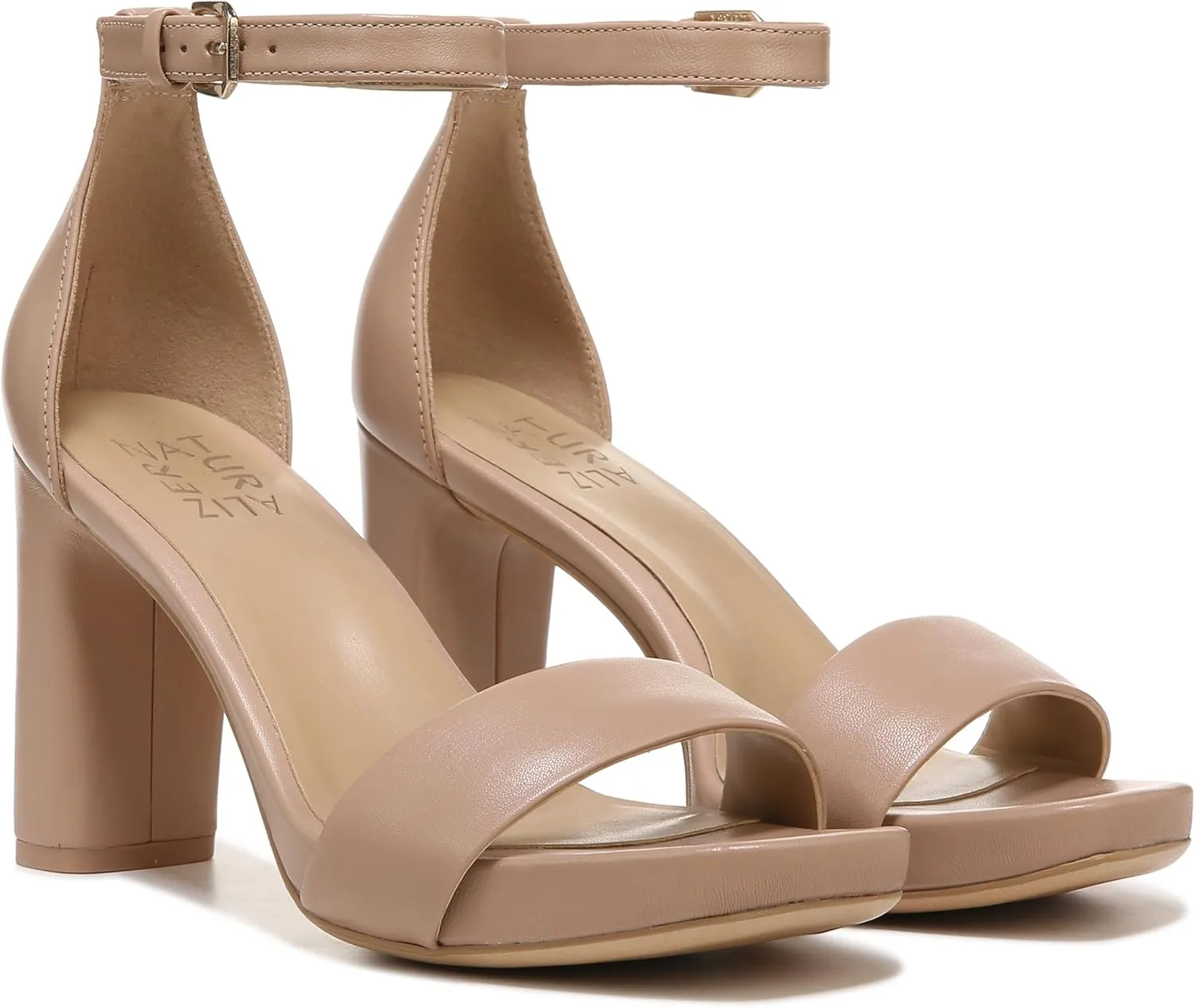 Naturalizer Women's Joy Ankle Strap Heeled Dress Sandal