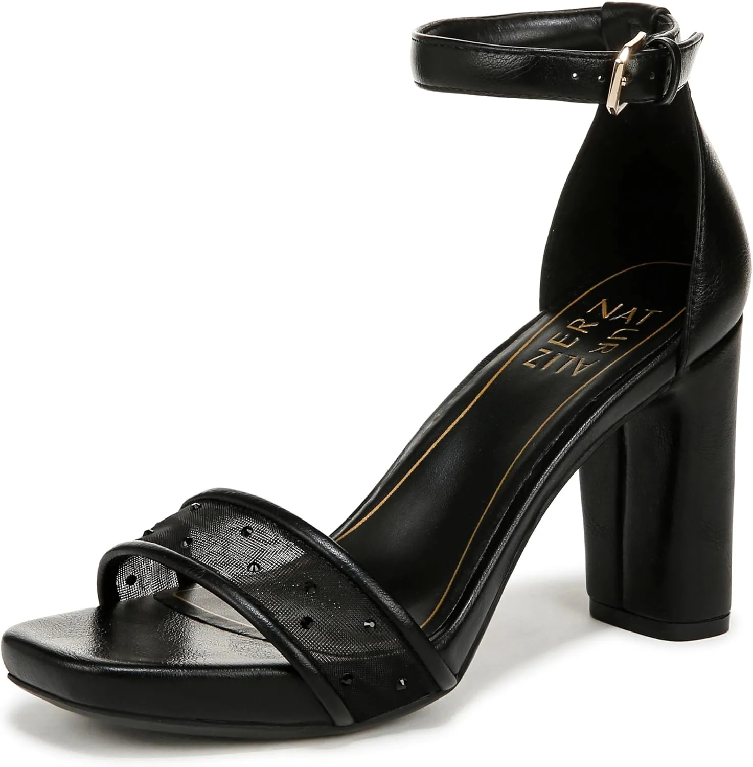 Naturalizer Women's Joy Ankle Strap Heeled Dress Sandal