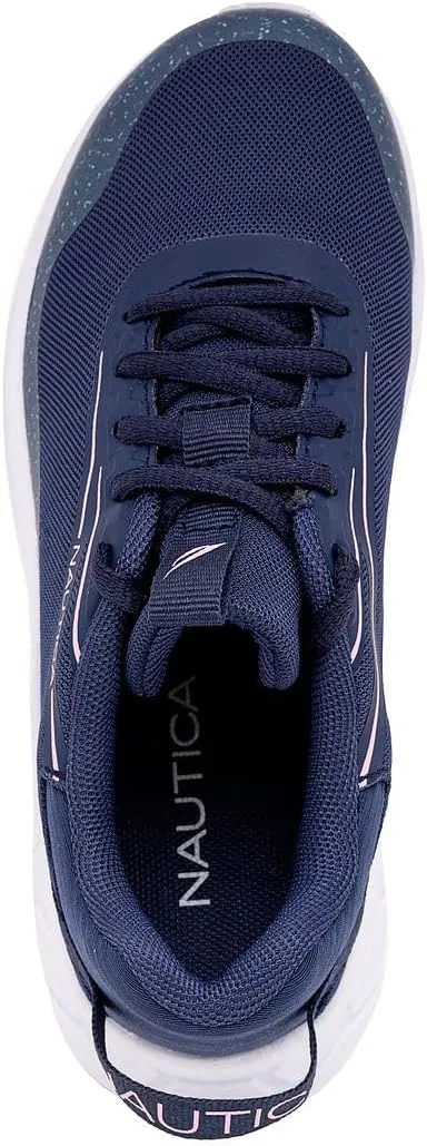 Nautica Kids Girls Metallic Fashion Sneaker Lace-Up Athletic Running Shoe I kappil I (Big Kid - Little Kid - Toddler)