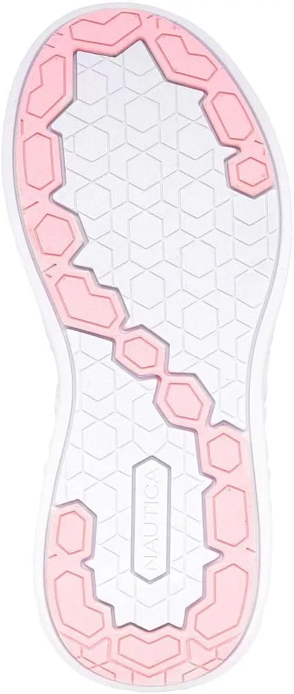 Nautica Kids Girls Metallic Fashion Sneaker Lace-Up Athletic Running Shoe I kappil I (Big Kid - Little Kid - Toddler)
