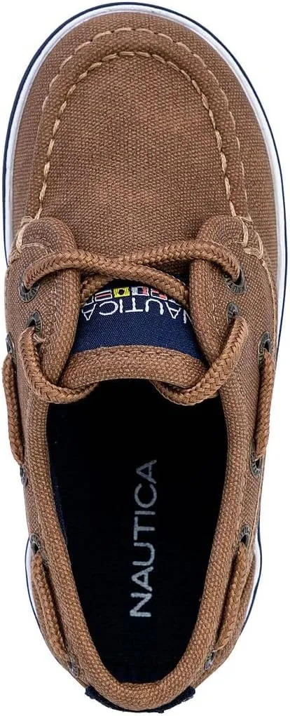 Nautica Kid's Spinnaker Youth Boat Shoe Casual Loafer 2 Eye Lace (Little Kid/Big Kid)