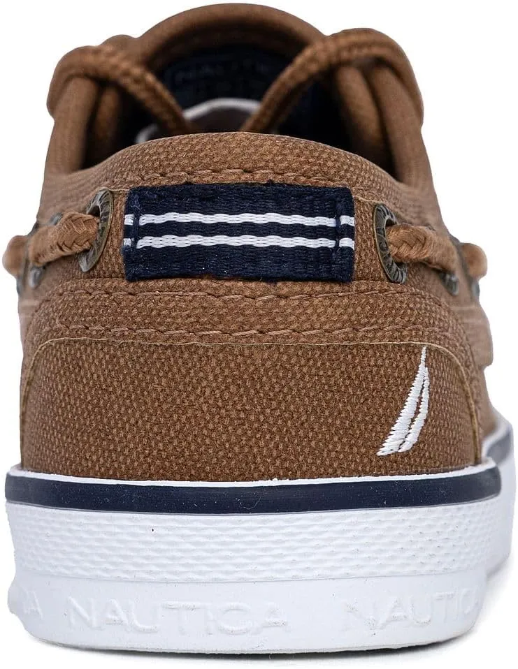 Nautica Kid's Spinnaker Youth Boat Shoe Casual Loafer 2 Eye Lace (Little Kid/Big Kid)