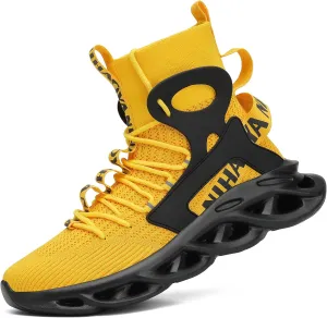 Nihaoya Mens Tennis Shoes Breathable Athletic Sneakers Lightweight Sport Shoes for Workout Walking