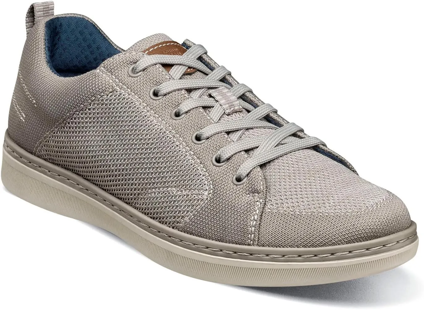 Nunn Bush Men's Aspire Knit Moccasin Toe Sneaker Oxford Comfortable Lightweight Fabric Lace Up