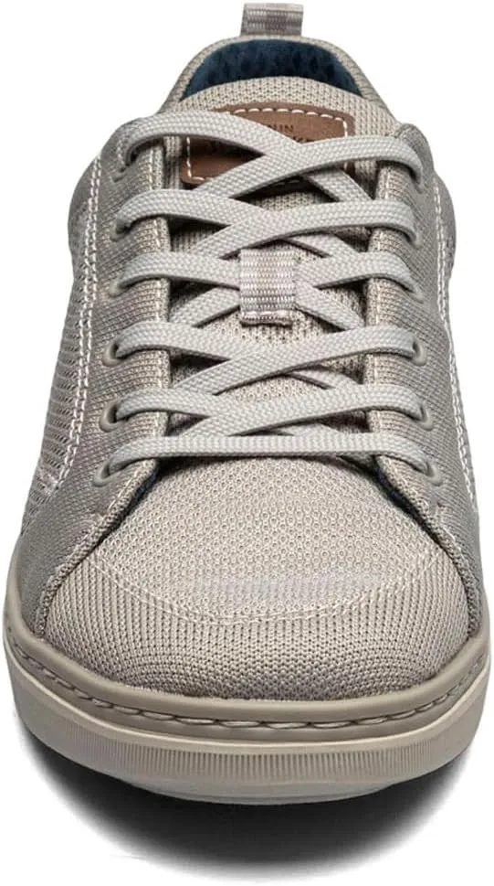Nunn Bush Men's Aspire Knit Moccasin Toe Sneaker Oxford Comfortable Lightweight Fabric Lace Up