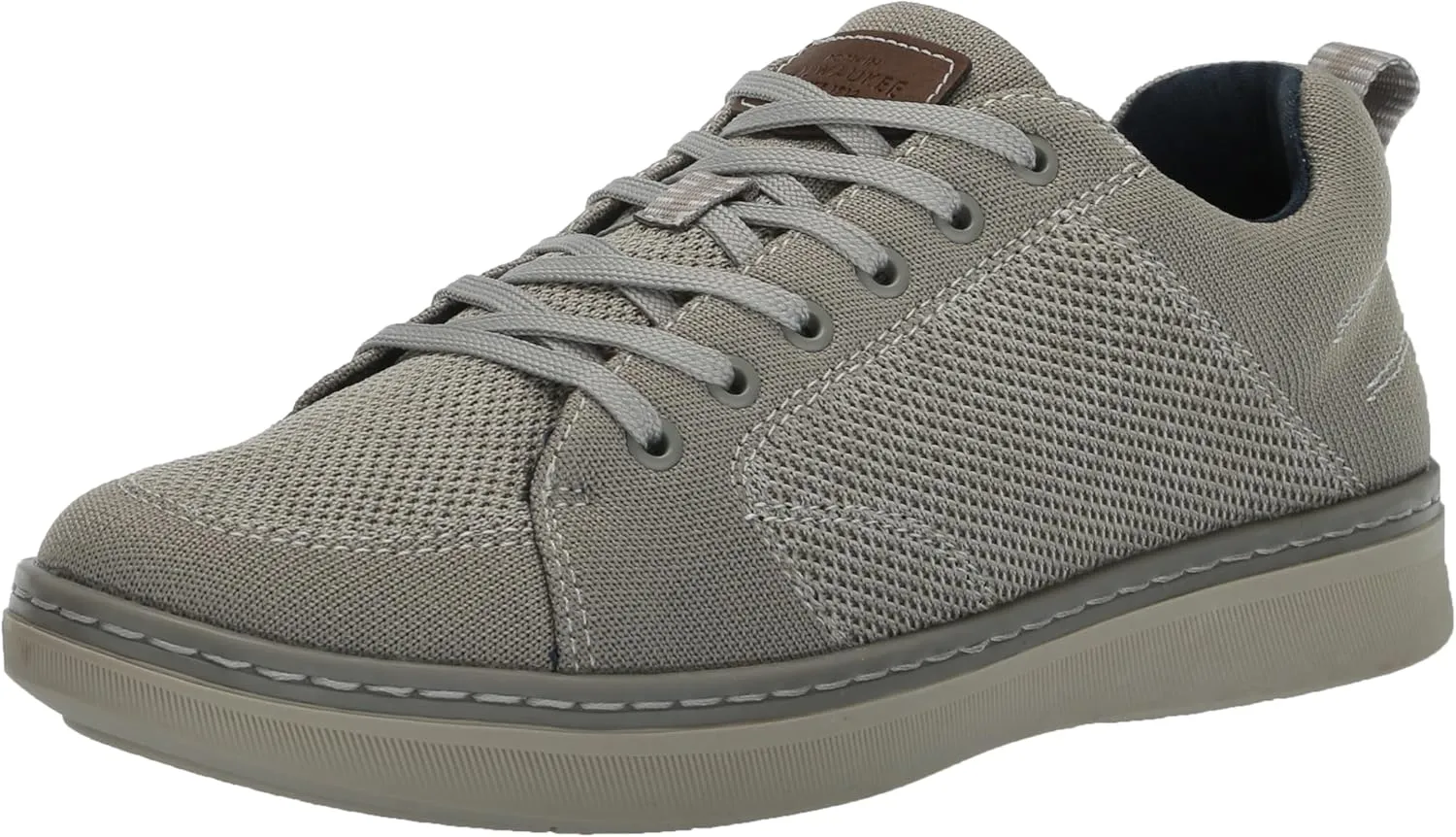 Nunn Bush Men's Aspire Knit Moccasin Toe Sneaker Oxford Comfortable Lightweight Fabric Lace Up