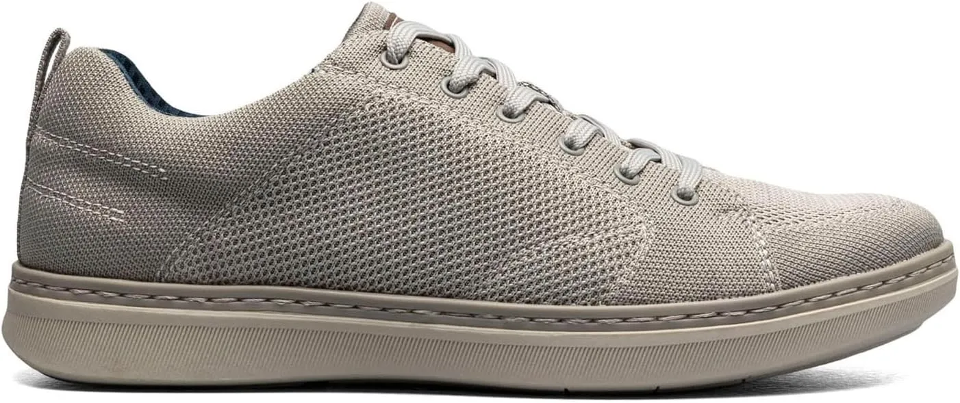 Nunn Bush Men's Aspire Knit Moccasin Toe Sneaker Oxford Comfortable Lightweight Fabric Lace Up