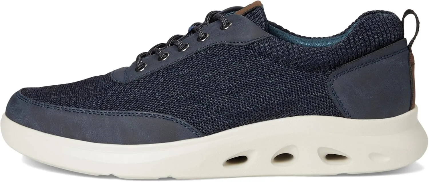 Nunn Bush Men's Ponte Knit Moc Toe Sneakers Hybrid Oxford Casual Lightweight Athletic Style Lace Up