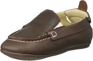 Old Soles Unisex Baby Boat Shoe Slip On (Infant/Toddler), Distressed Brown, 17 EU(1.5 M US Infant)