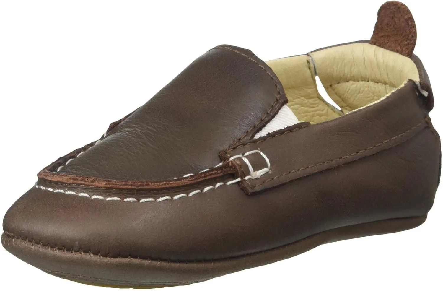 Old Soles Unisex Baby Boat Shoe Slip On (Infant/Toddler), Distressed Brown, 17 EU(1.5 M US Infant)