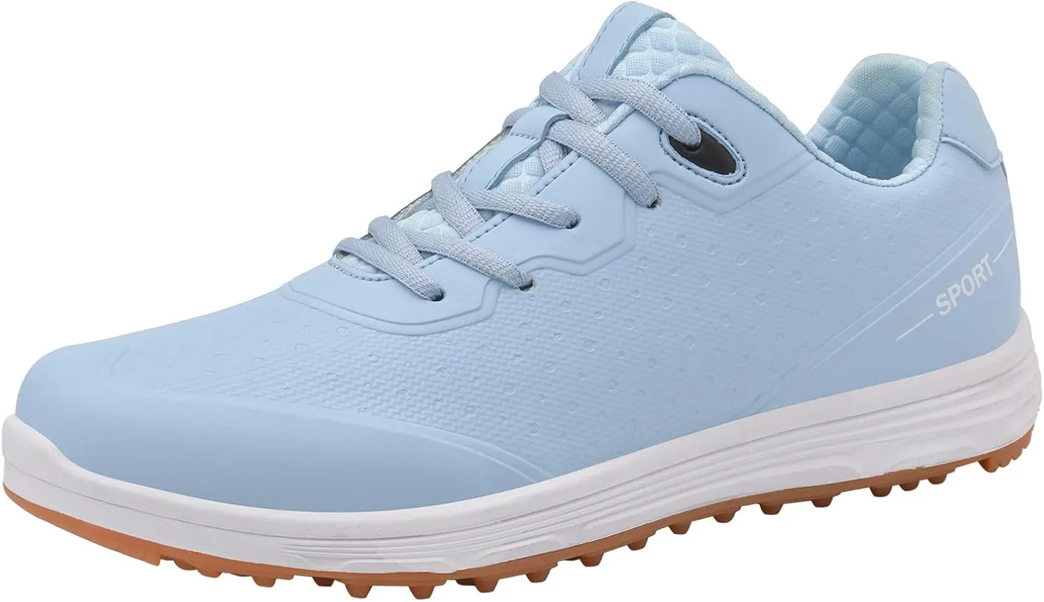 ONAIC Golf Shoes Womens Wide Fitting Casual Waterproof Sneakers Breathable Spikeless Trainers Big Size
