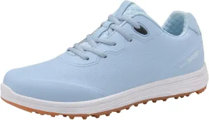ONAIC Golf Shoes Womens Wide Fitting Casual Waterproof Sneakers Breathable Spikeless Trainers Big Size