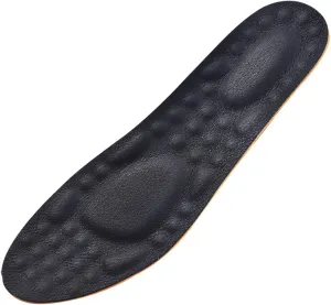 Orthopedic Insoles for The Feet Leather Comfort Insole Running Sneakers Feet Care Shoe Sole Pad for Feet(D,EU41-42(260mm))
