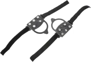 Outdoor Tooth Ice Grips for Boots Non Slip Ice Snow Cleats with Durable Slip Shoe Grips for Hiking Walking and Ice Fishing of Ice Crampons