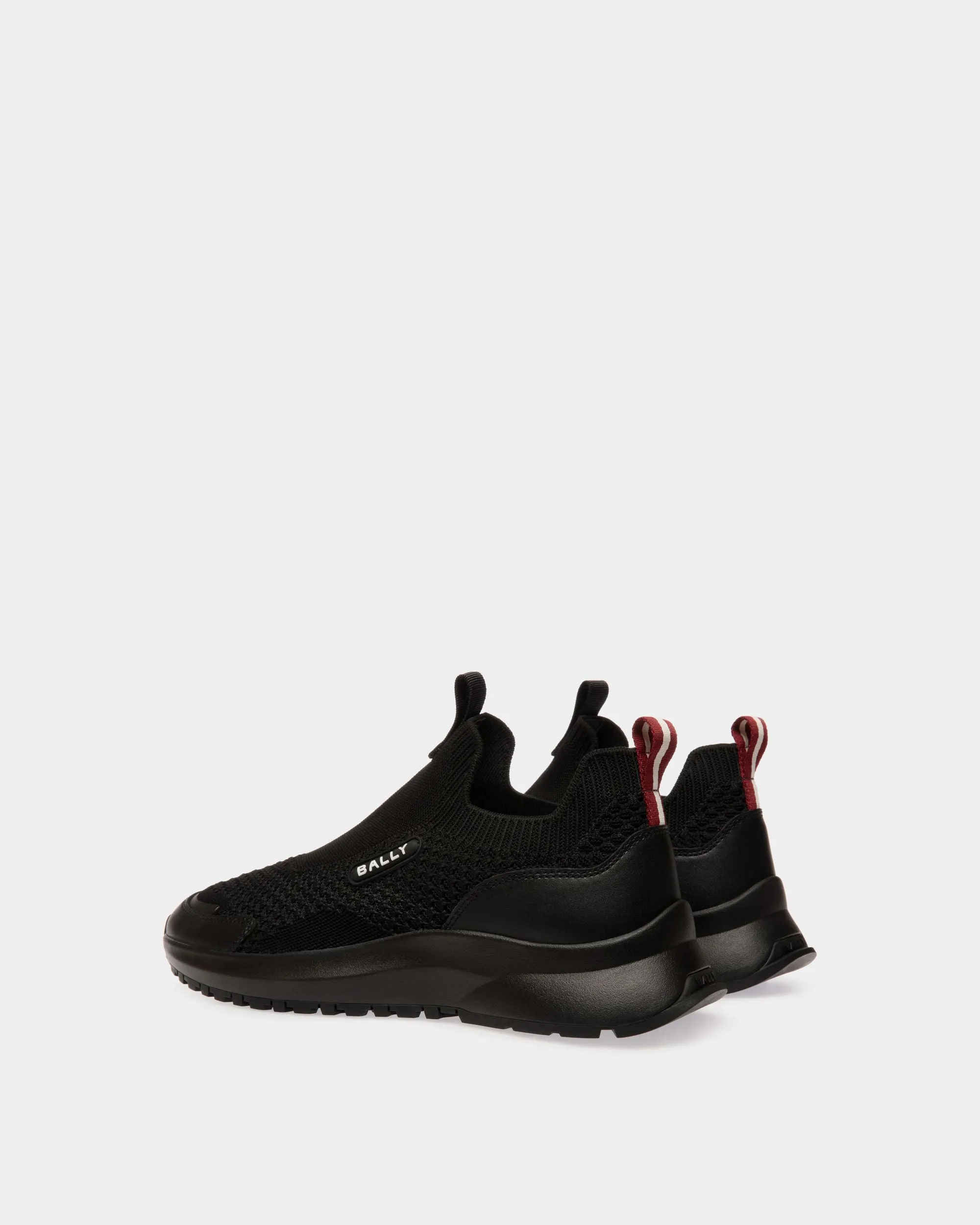 Outline Sneaker in Black Knit