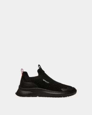 Outline Sneaker in Black Knit