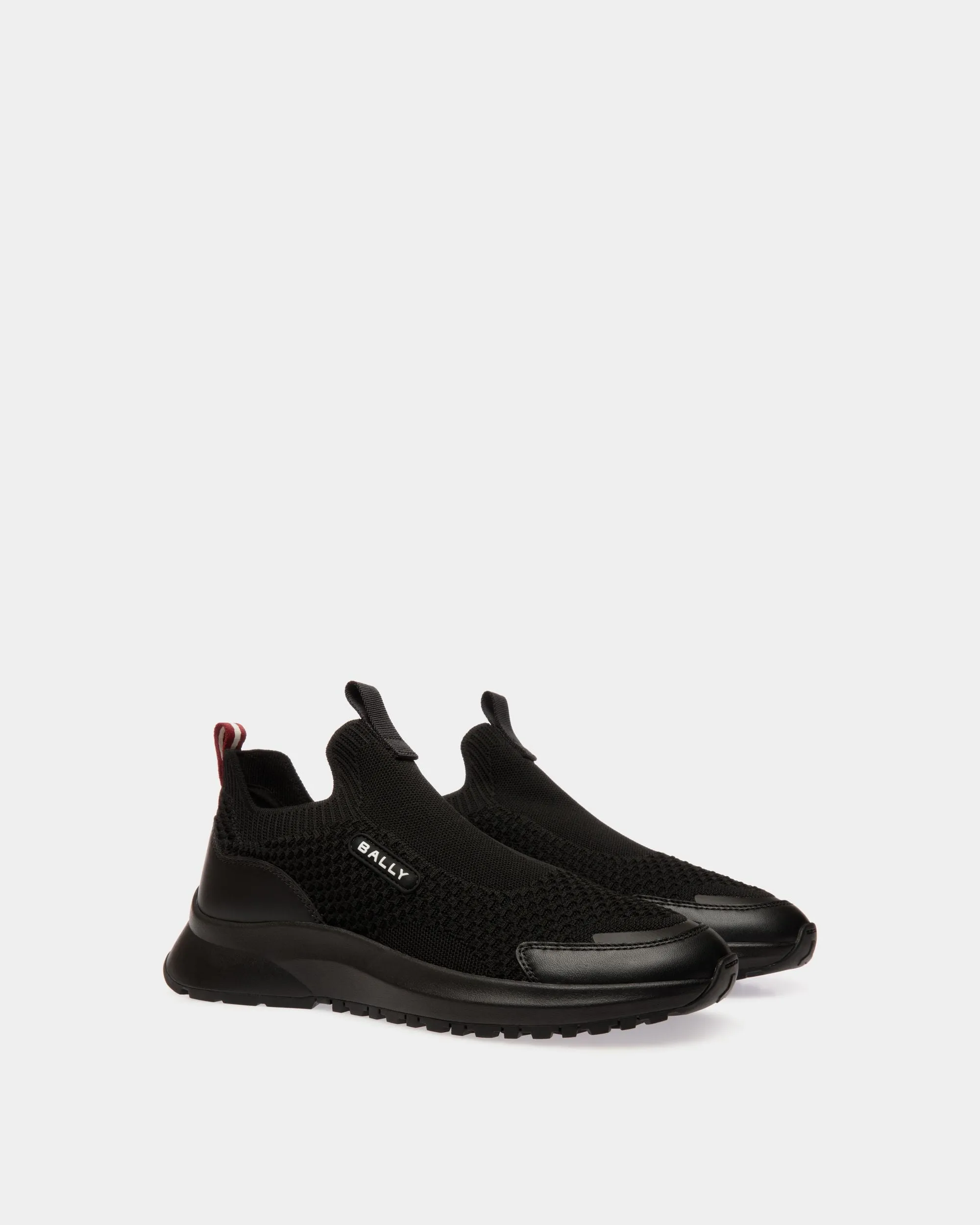 Outline Sneaker in Black Knit