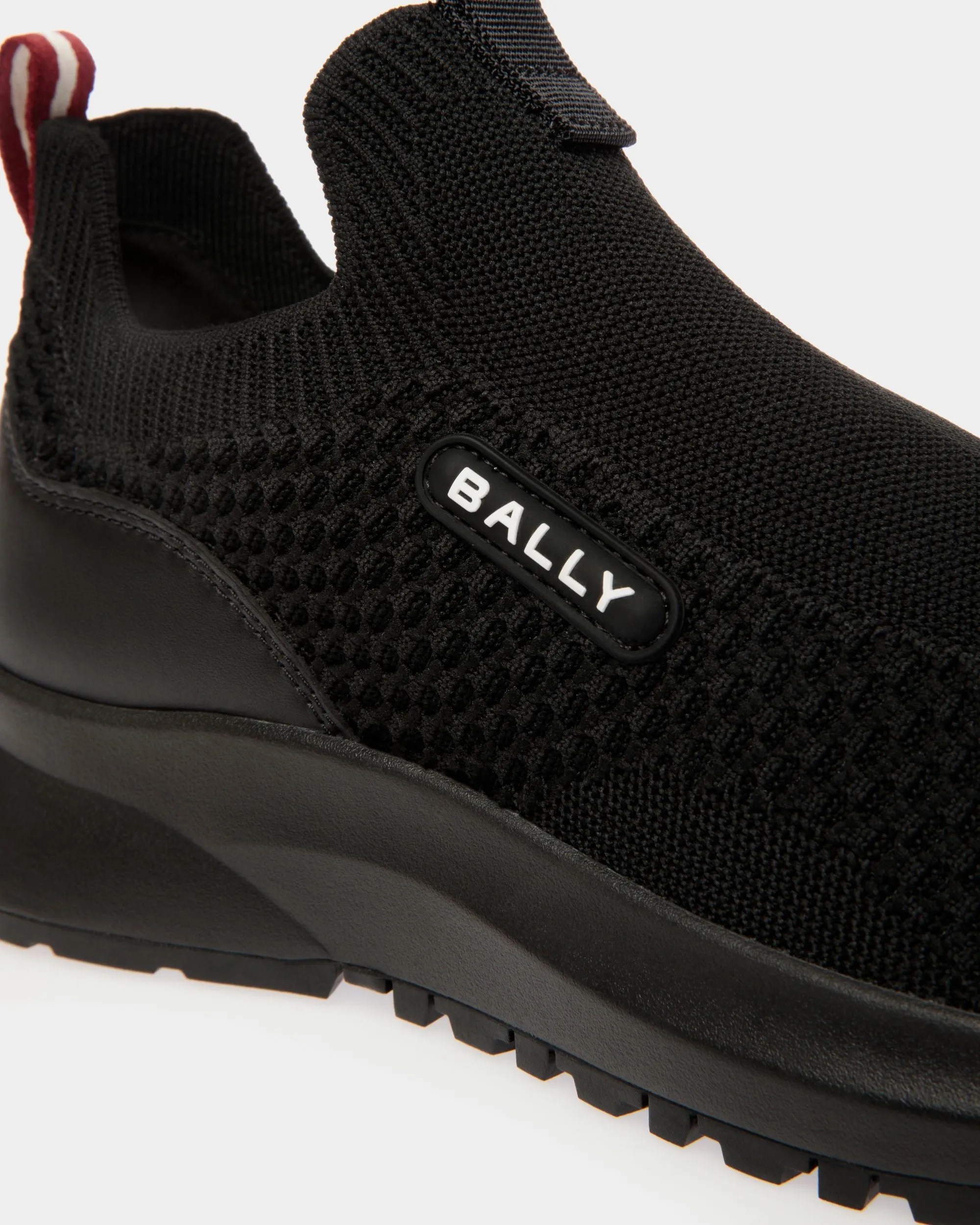 Outline Sneaker in Black Knit