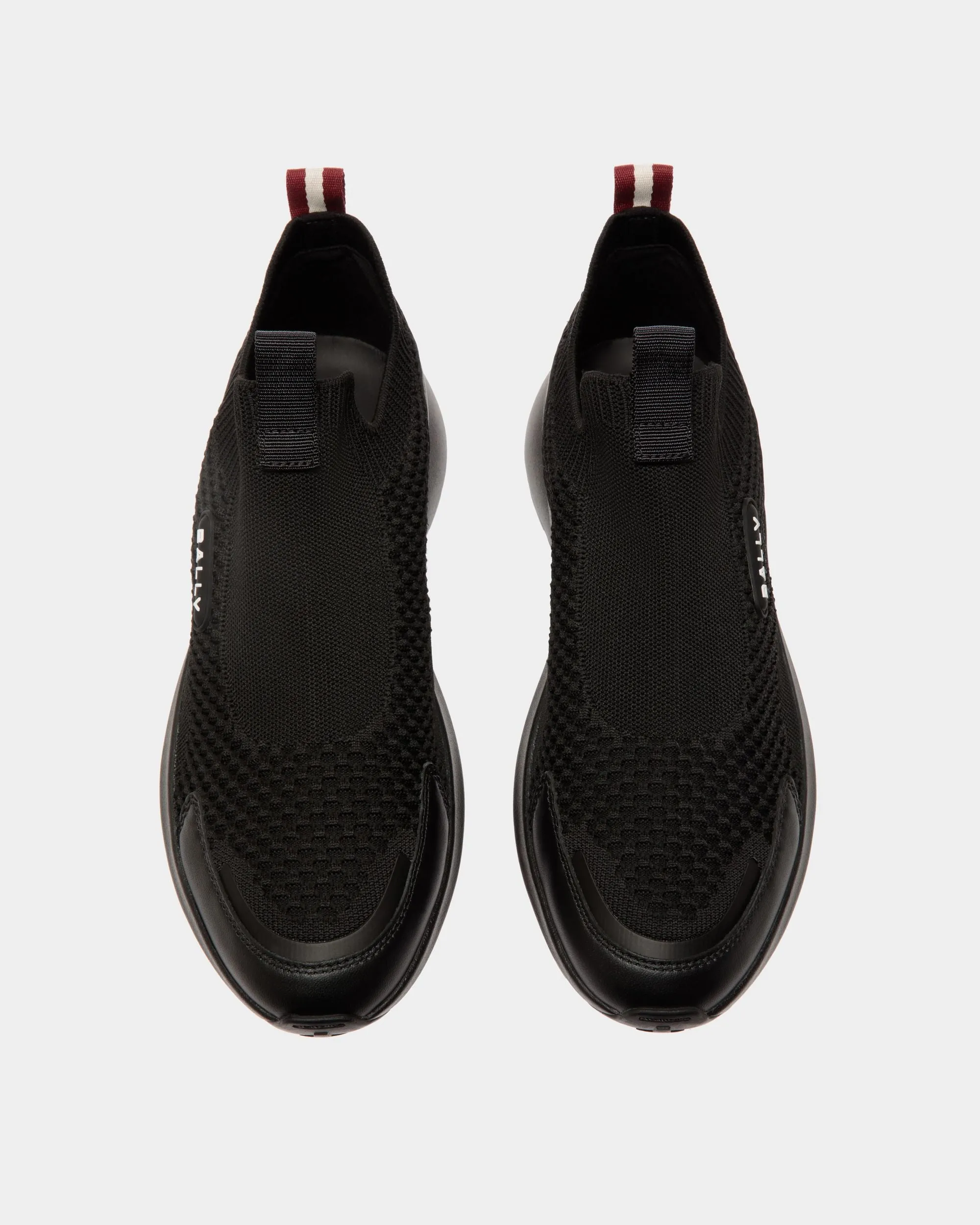 Outline Sneaker in Black Knit