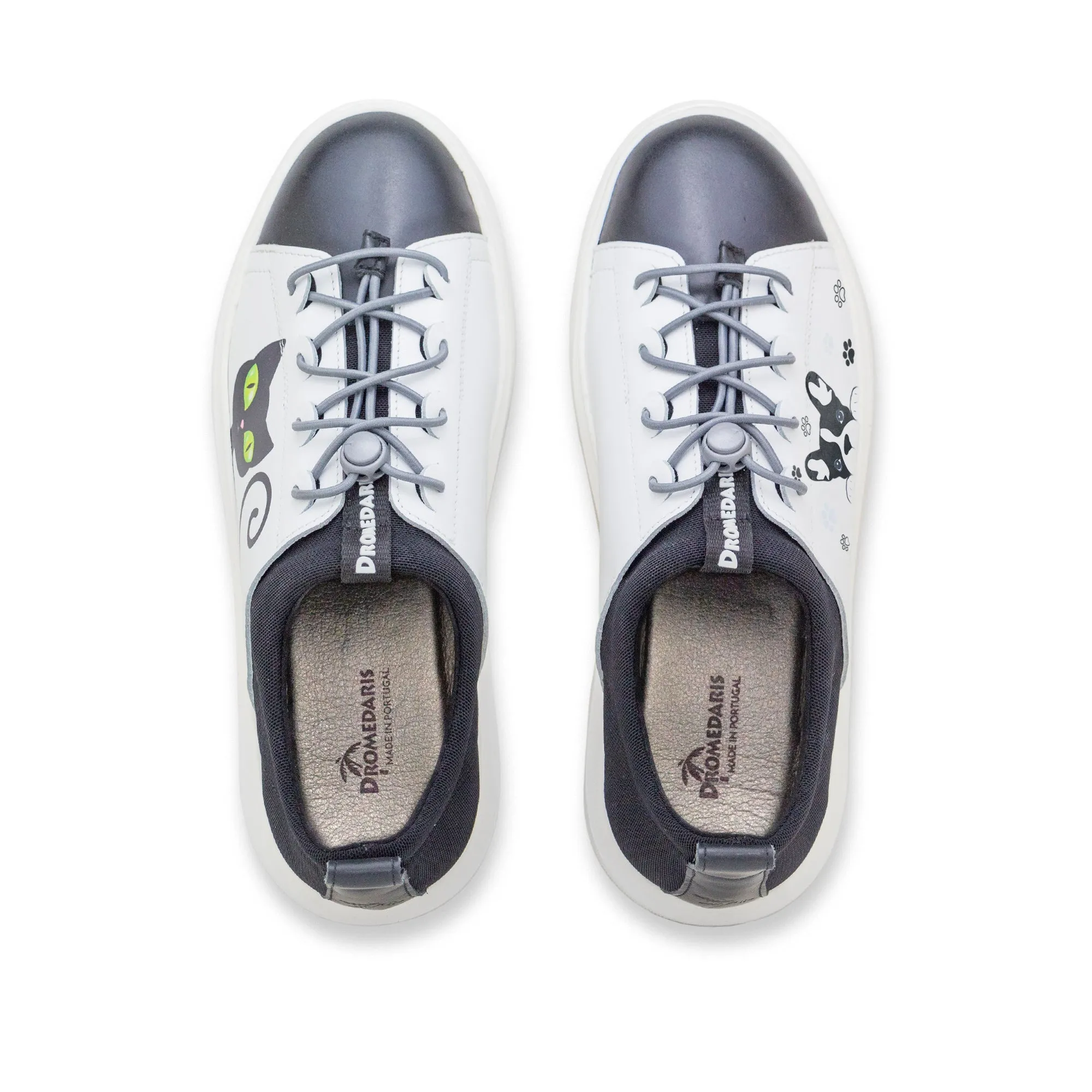 Oyster Bay Leather & Canvas Sneaker - Ozzie Dog