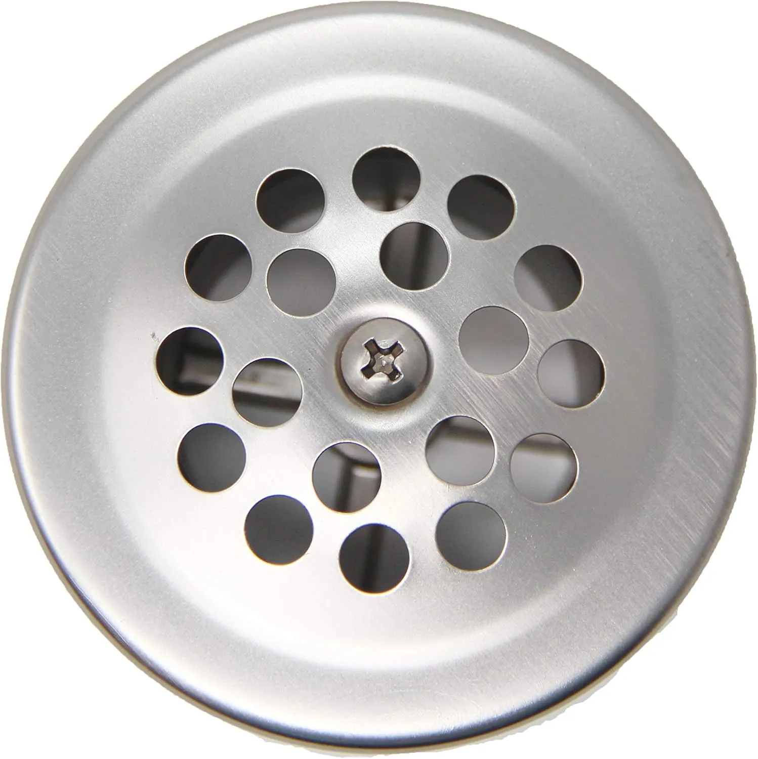 PF WaterWorks PF0972-BN Bathtub Drain Assembly (Drainshoe, Traditional Strainer & Trip Lever Waste & Overflow Face Plate), Brush Nickel