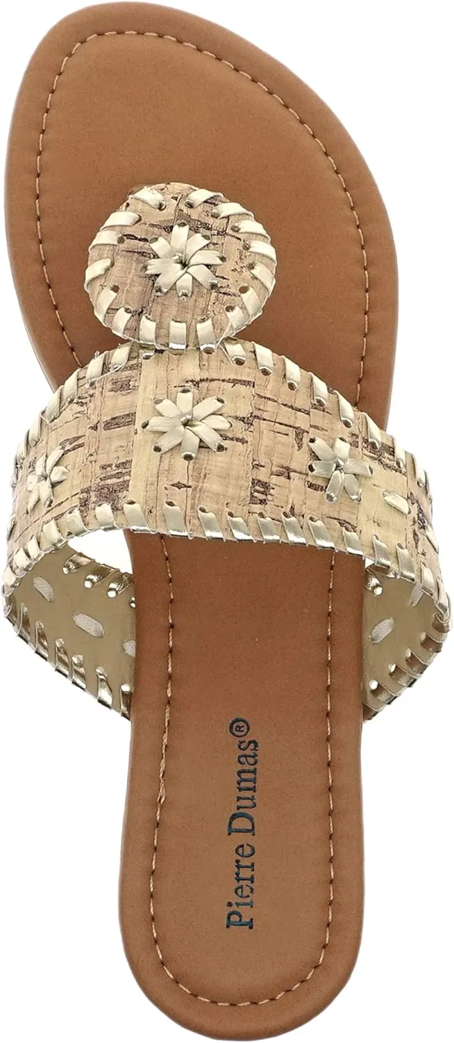 Pierre Dumas Women's Rosetta Slip-on Sandals