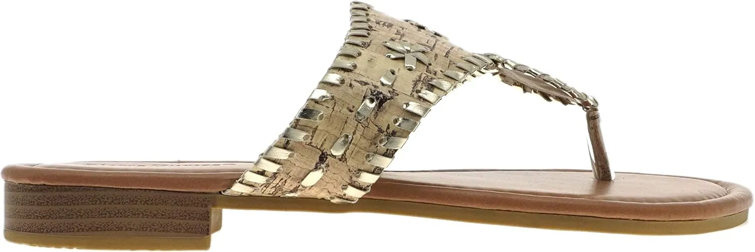 Pierre Dumas Women's Rosetta Slip-on Sandals