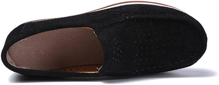 Platform Loafers for Women Wedge Sneaker Slip on Casual Platform Shoes