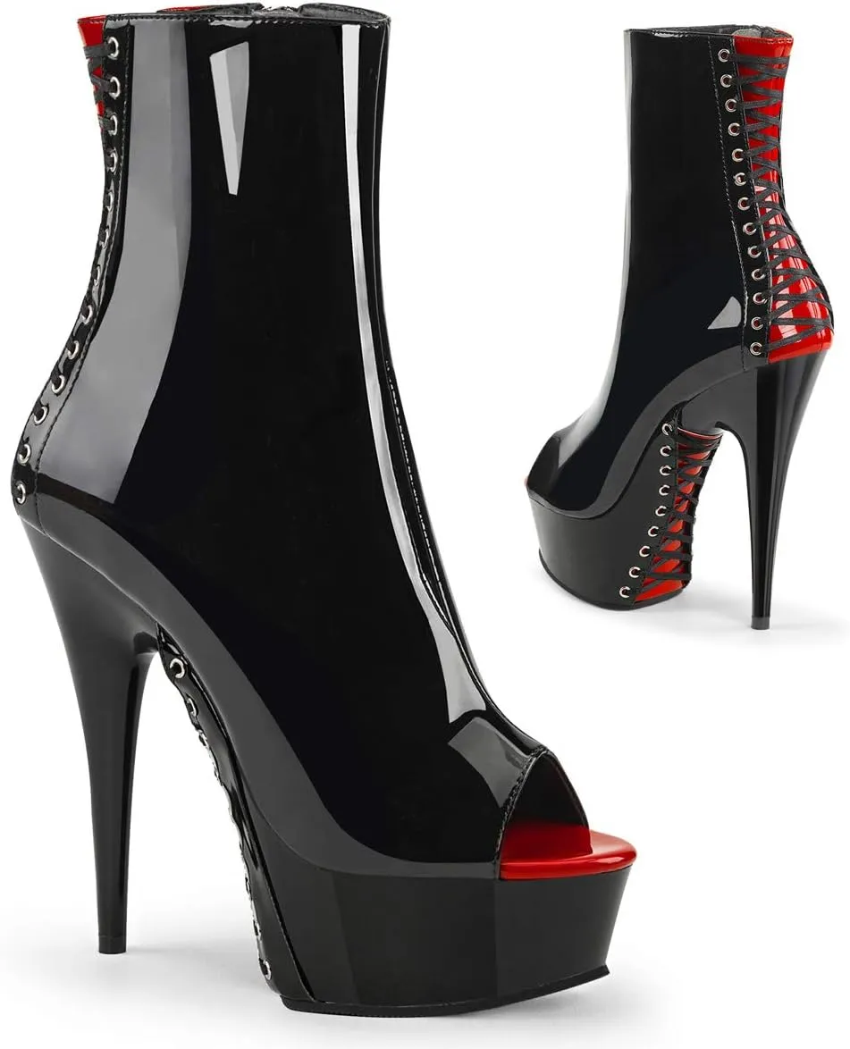 Pleaser Women's Delight-1025 Ankle Boot