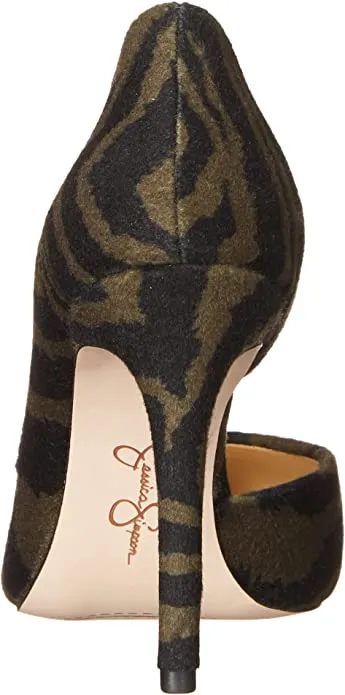 Pointed Prizma Slip Uniform On Toe Pumps Simpson Responsive Jessica D'orsay Worldwide availability Green Stiletto