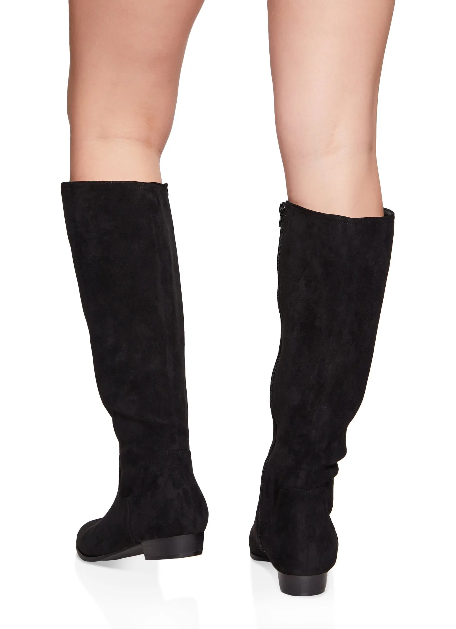 Pointed Toe Knee High Boots