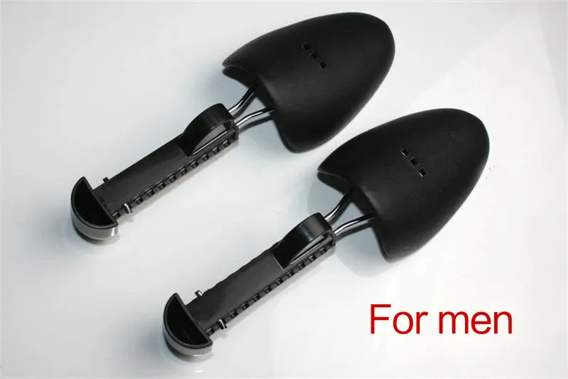 Practical Plastic Adjustable Length Durable Black Shoes Stretcher