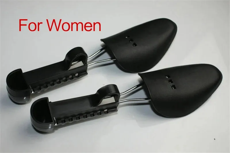 Practical Plastic Adjustable Length Durable Black Shoes Stretcher