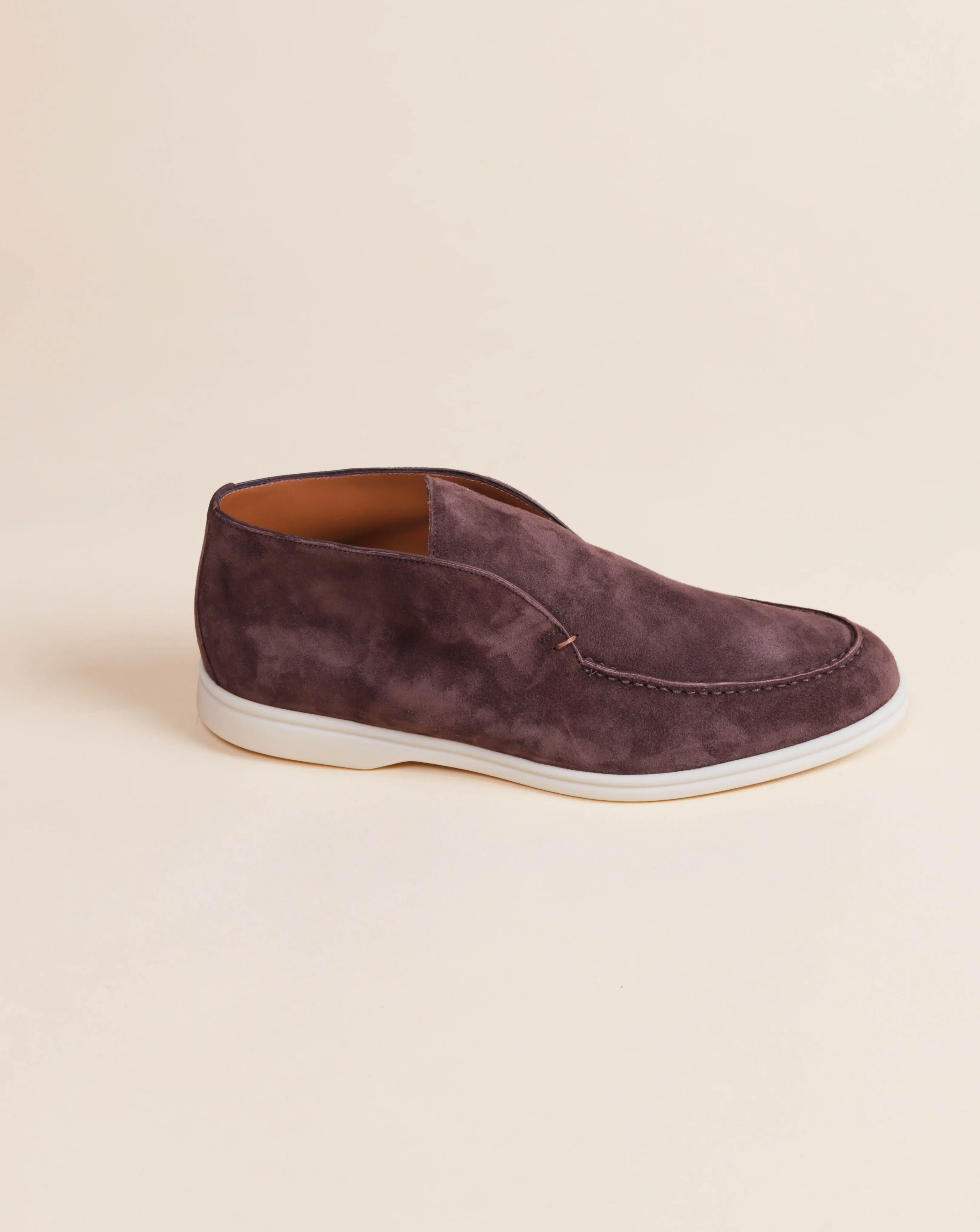 PSL092S ANKLE BOOT SUEDE DARK BROWN