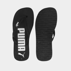 Puma Mens Ess Flip Thong Sandal Black/White _ 183411 _ Black